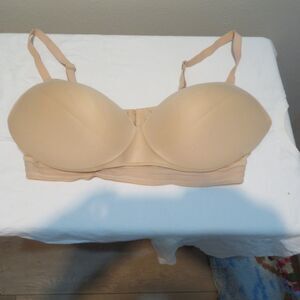 Auden Wirefree Posh-Up Beige Padded Bra Size‎ 38D